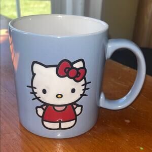 Sanrio Hello Kitty Blue Mug Textured Cup NEW